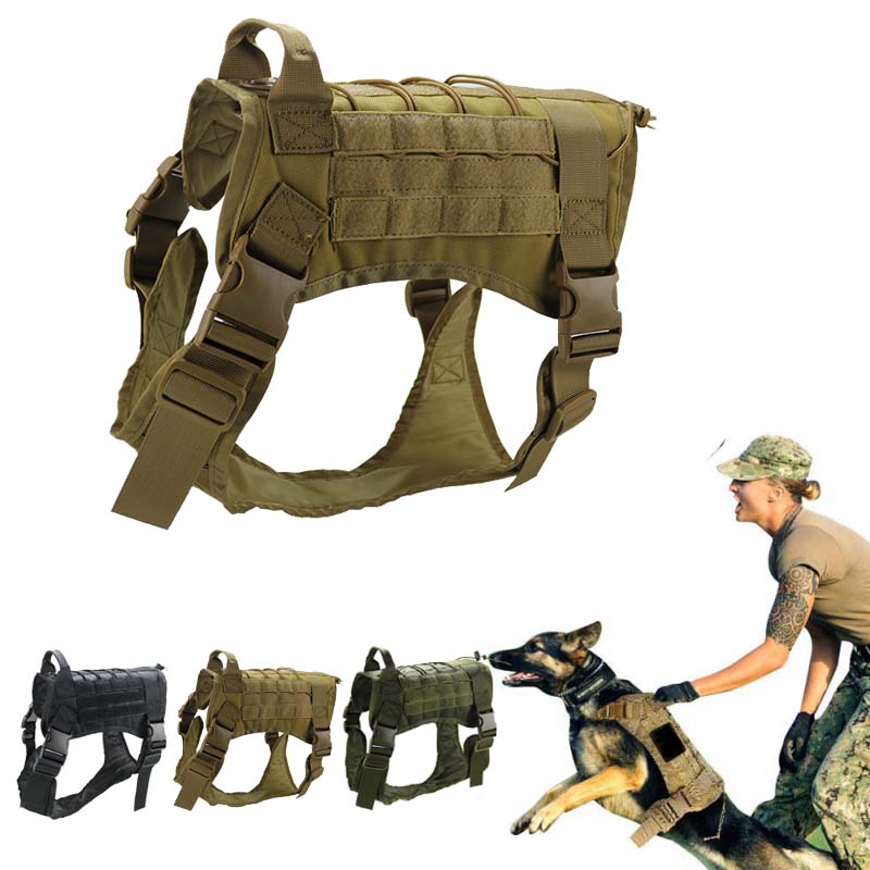 UK Tactical K9 Training Dog Harness Military Police
